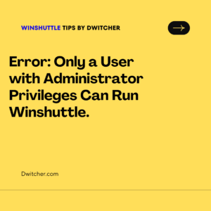 Read more about the article Error during Studio Installation: Winshuttle Requires Administrator Privileges to Run
