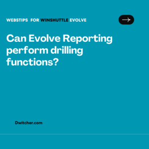 Read more about the article Can Evolve Reporting perform drilling functions?