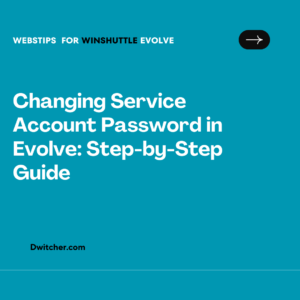 Read more about the article Evolve – Service Account Password Change