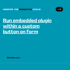 Read more about the article Executing an Embedded Plugin through a Custom Button on a Form