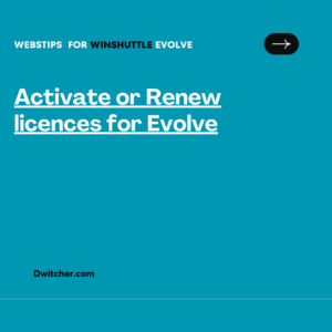 Read more about the article Renew or Activate licences for Evolve